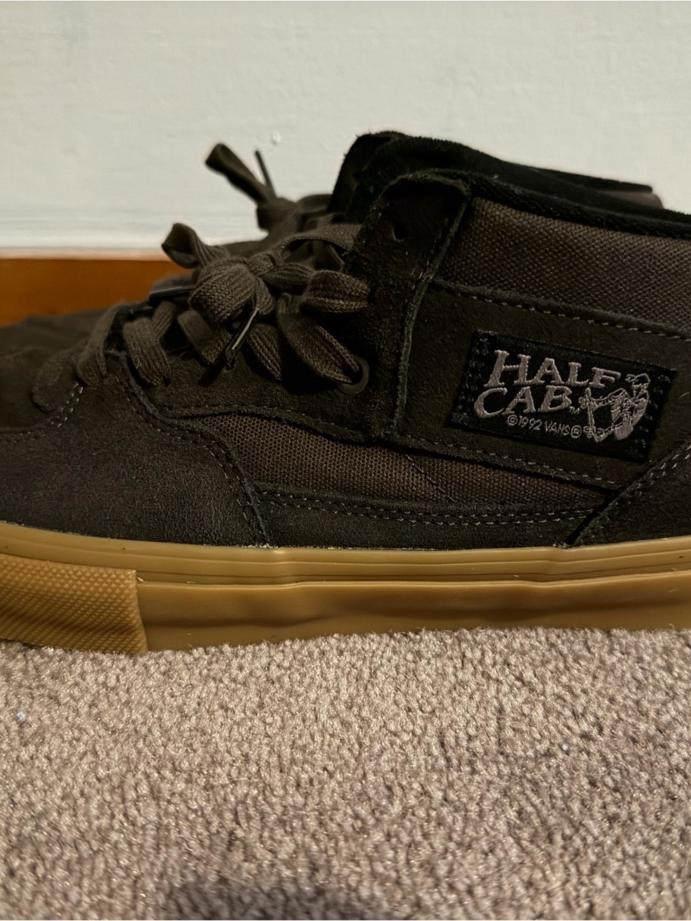 Vans Half Cab Brown with Gum Sole